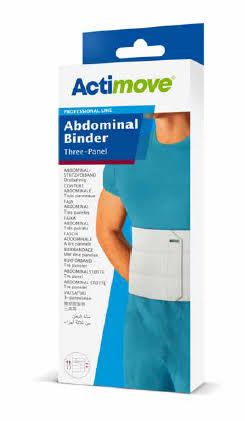 Actimove® Three Panel Abdominal Binder, Large, 1/Ea