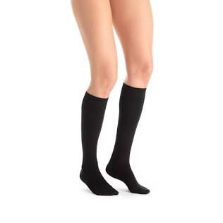 Sock, Comprsn Knee Relief Silclsd Toe Blk Xlg 20-30Mmhg, 1/Ea