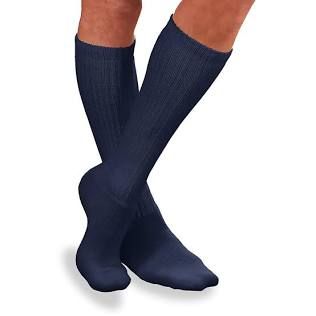 Sock, Diabetic Jobst Sensifootknee Clsd Toe Nvy Xlg, 1/Pr