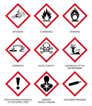 Label, Chem Hazard (100/Pk)United, 1/Pk