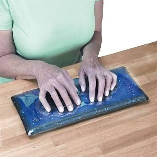 Pad, Sensory Stimulation Numbers/Color Gel 8.5X14" Sklcre, 1/Ea