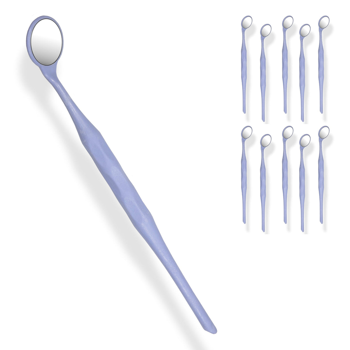 10 Pieces Dental Autoclavable Disposable Mouth Mirror Purple -ORAL32 - Osung USA