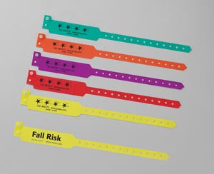 Tidi Posey Fall Risk Indicators. Bracelet Fall Precaution Purp50/Bx, Box