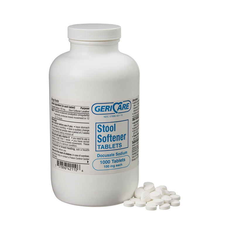 Geri-Care® Docusate Sodium Stool Softener, Sold As 1/Bottle Geri-Care 421-10-Gcp