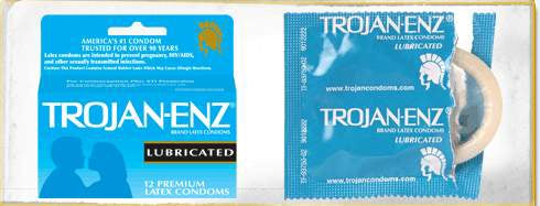 Trojan-Enz® Polyurethane Condom, Lubricated, Sold As 12/Box Church 02260093752