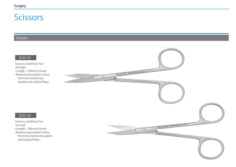 ✂️ Mastering Soft Tissue Precision: A Closer Look at Goldman Fox Scissors (Straight &amp; Curved, 5" and 5.1")