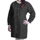 COAT, LAB FITME BLK XLG (10/BG5BG/CS), 50/CS