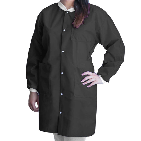 Coat, Lab Fitme Blk Xlg (10/Bg5Bg/Cs), 10/Bg