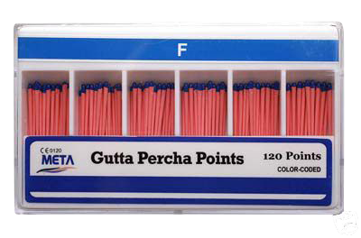 Gutta Percha Points Vials Extra Fine 120/pk. - Meta - BriteSources