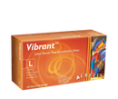 Vibrant Large Latex Powder Free Gloves 100/bx. - Aurelia - BriteSources