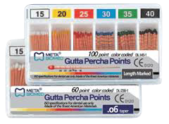 Gutta Percha Points #15/40 120/pk. - Meta - BriteSources
