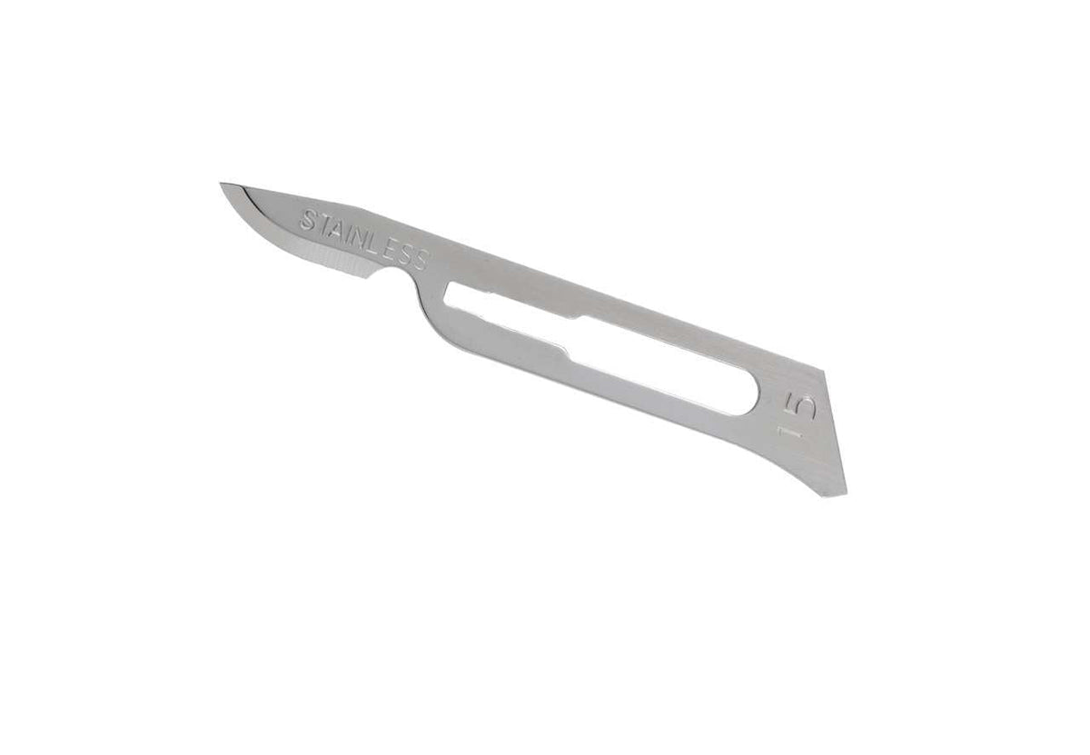 Glassvan #15 Sterile Stainless Blades, 100/bx. - MYCO - BriteSources