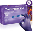 Transform Nitrile Powder-Free Gloves Small 3.2 mil - 200/bx. - Aurelia - BriteSources