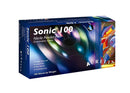Sonic 100 Nitrile Ultra Thin Powder-Free Textured Gloves Extra Small Blue 2.2mil. 100/bx. - Aurelia - BriteSources