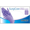 SurgiCare Large Purple Nitrile Gloves 3.1 mil. 200/bx. - MARK3* - BriteSources