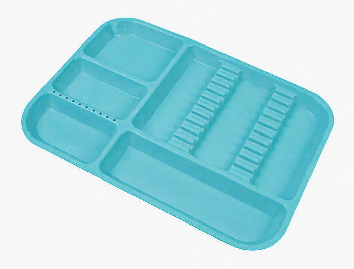 Set Up Tray Divided Blue 1/pk - MARK3* - BriteSources