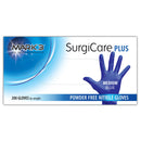 SurgiCare Plus Small Blue Nitrile Gloves 3.0 MIL 200/bx. - MARK3* - BriteSources