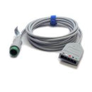3/5 LEAD ECG CABLE, ADULT/PEDIATRIC, 12 PIN, SOLD AS EACH MINDRAY 10001324 - BriteSources