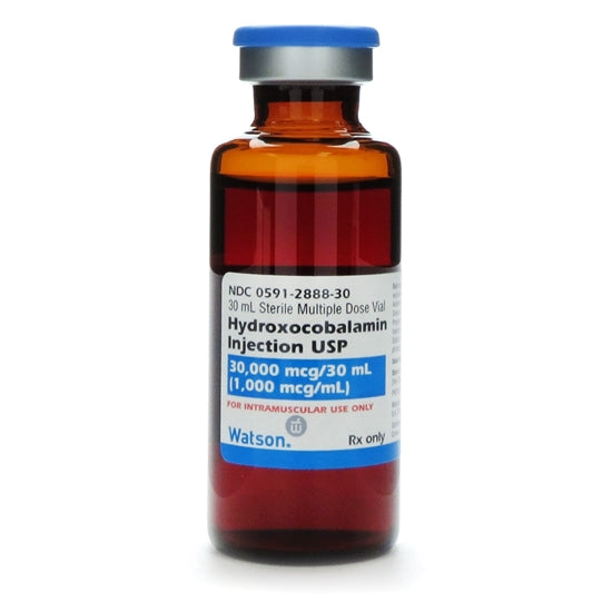 HYDROXOCOBALAMIN INJ MDV, 1000MCG, 30ML/VL, SOLD AS VIAL INSOURCE, 10000061