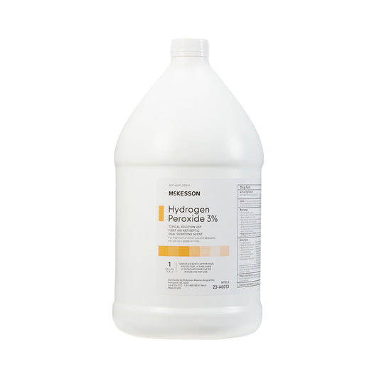 Mckesson Hydrogen Peroxide Antiseptic, 1-Gallon Bottle, 4/Cs