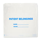 Dukal® Patient Belongings Bag, White, 250/CS