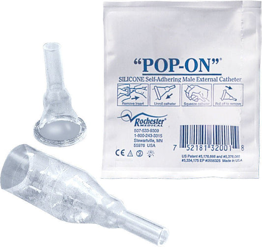 Pop-On® Male External Catheter, X-Large, 100/Cs