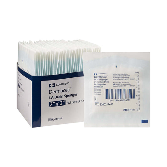 Dermacea™ I.V. Dressing, 2 X 2 Inch, 6-Ply, 700/Cs