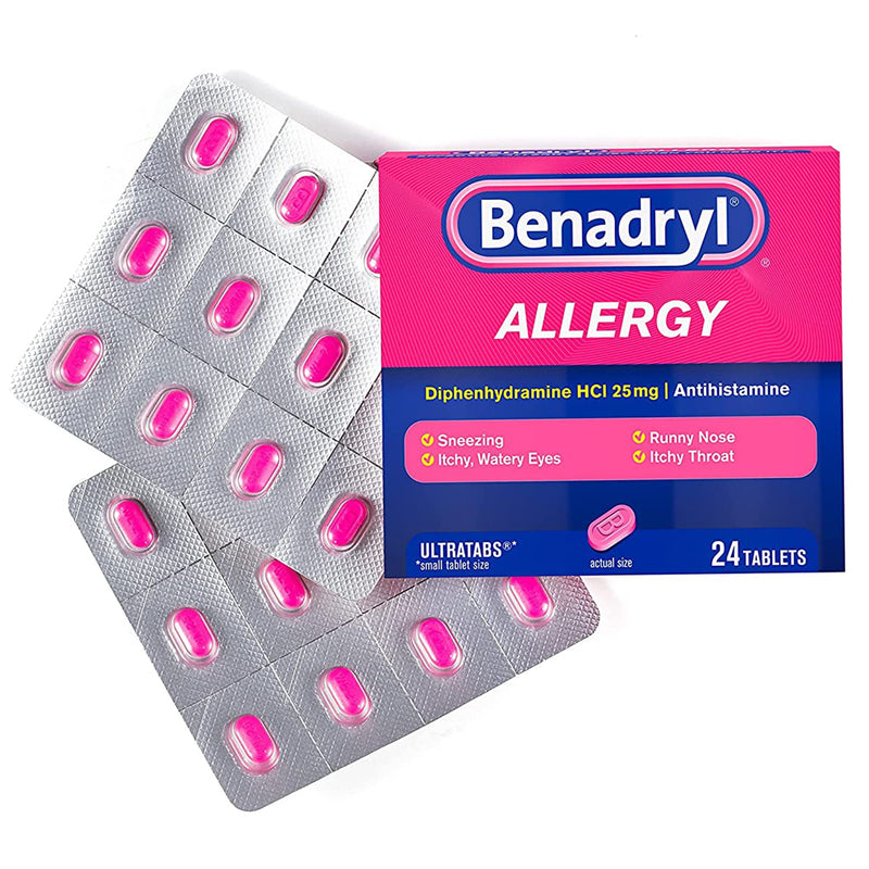 BENADRYL® ALLERGY ULTRATABS, SOLD AS 576/CASE JOHNSON 531703100