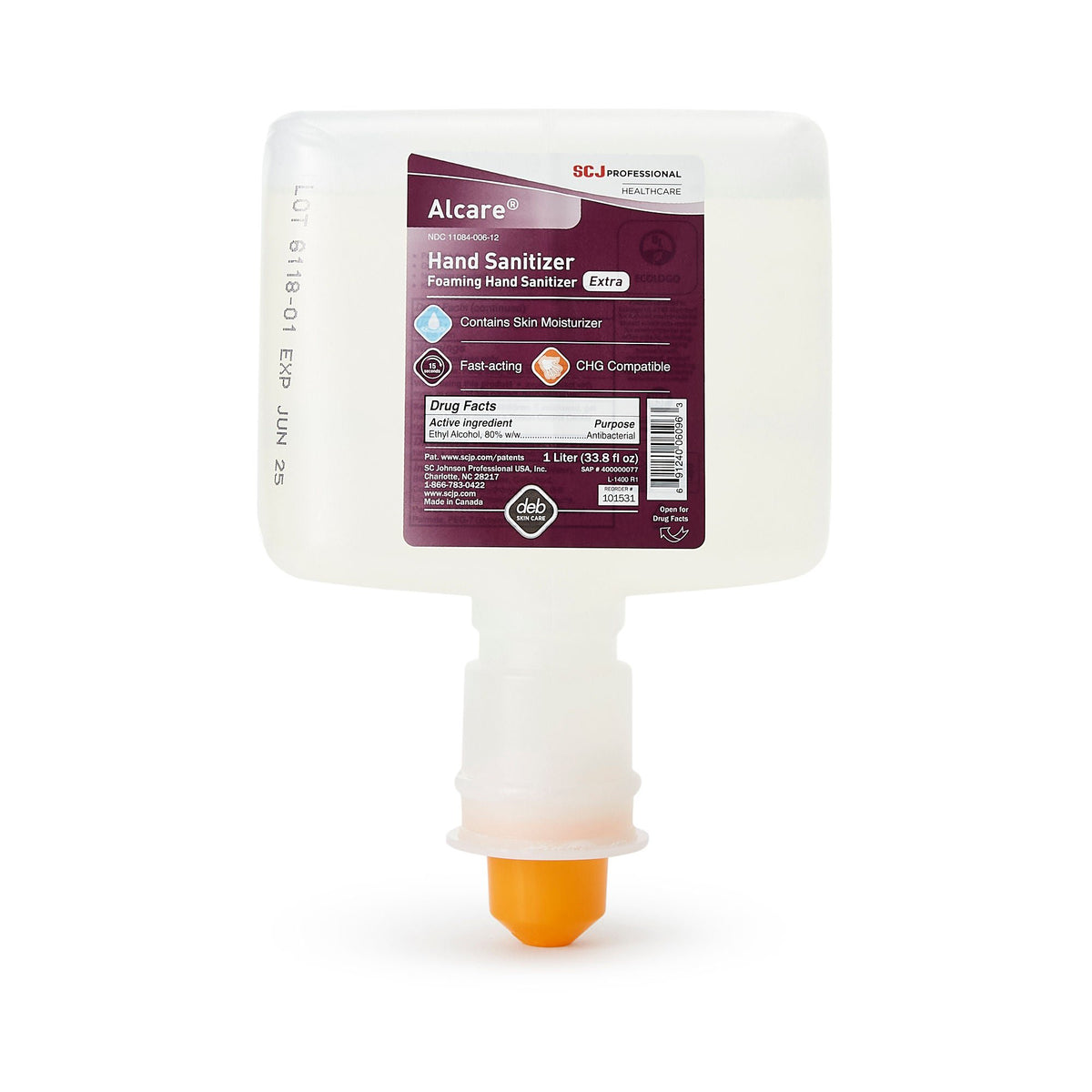 Sanitizer, Hand Alcare Extra Foaming 1L Tf(3/Cs), 3/Cs