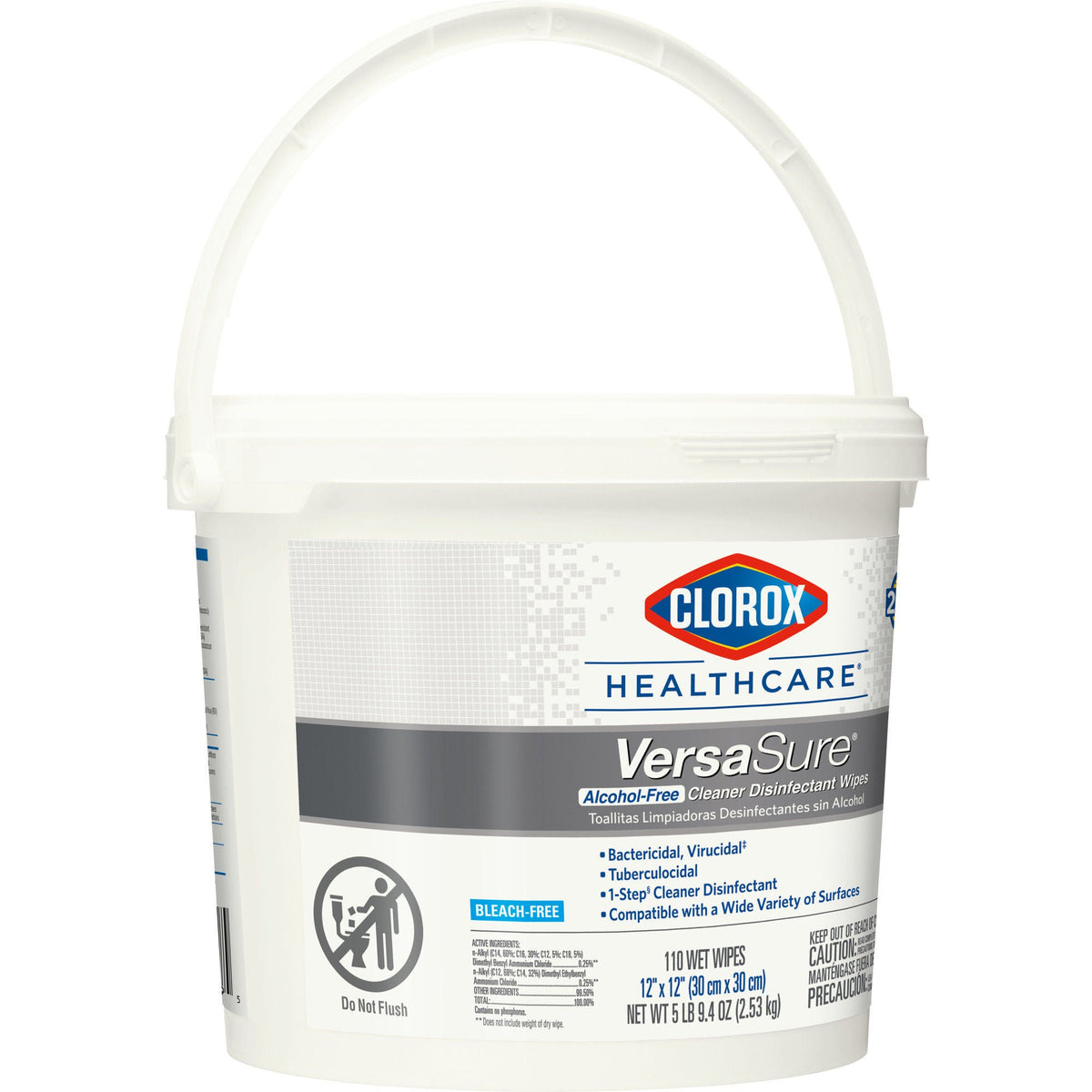Clorox Healthcare® Versasure® Cleaner Disinfectant Wipes, Bucket, 2/Cs