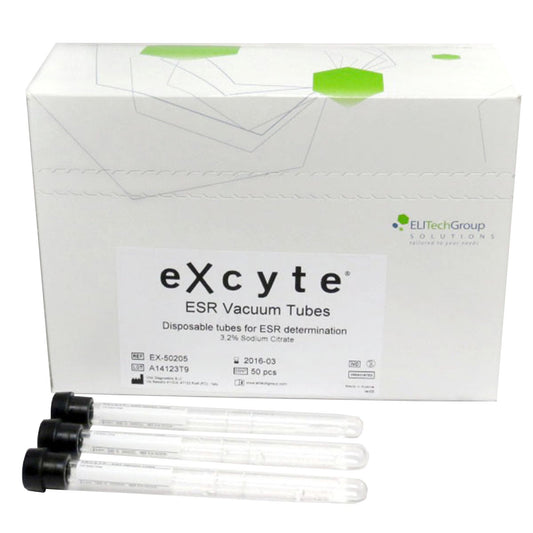 Excyte® Vacuum Glass Tube, 1 mL, 8 x 120 mm, 50/BX