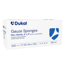 Dukal™ Gauze Sponge, 4 x 4 Inch, 12-Ply, 2000/CS
