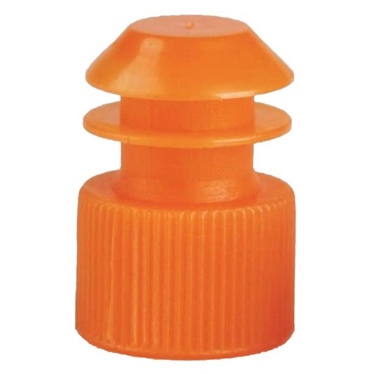 McKesson Flanged Plug Cap, Orange, Polyethylene, for Use with 16 mm Tubes, 10000/CS