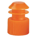 McKesson Flanged Plug Cap, Orange, Polyethylene, for Use with 16 mm Tubes, 10000/CS