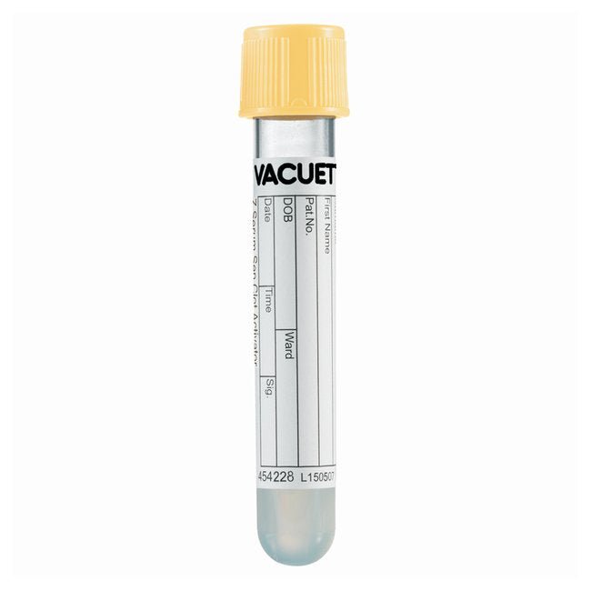 Vacuette® Z Serum Sep Clot Activator Venous Blood Collection Tube, 3.5 mL, 1200/CS