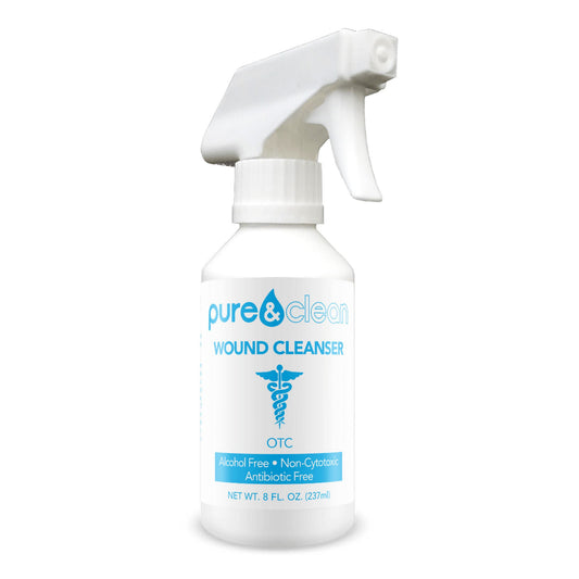 Pure & Clean Wound Cleanser, 8-Ounce Pump Bottle, 1/Bt