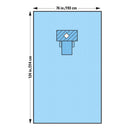 Halyard Sterile Thyroid EENT Drape, 76 W x 124 L Inch, 13/CS