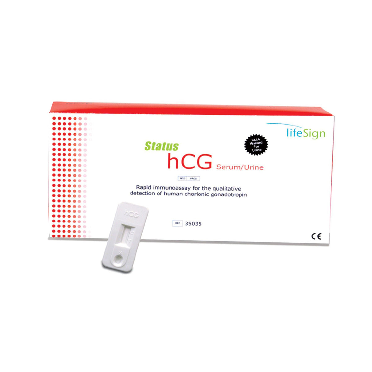 Status hCG Pregnancy Fertility Reproductive Health Test Kit, 35/BX