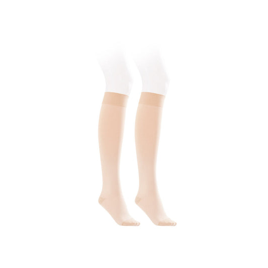 Jobst® Knee-High Compression Closed Toe Stockings, Medium, Natural, 1/PR