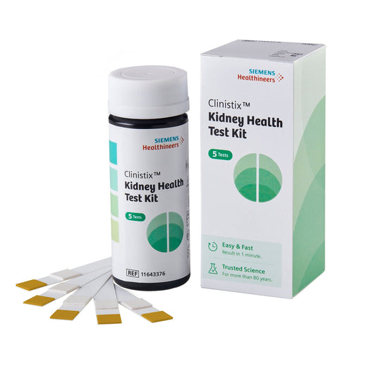 Clinistix™ Kidney Health Test Kit, Urine Test Strips, Five Tests, 24/Cs