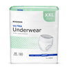 McKesson Ultra Heavy Absorbent Underwear, 2X-Large, 4/CS