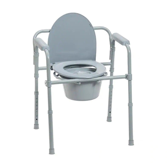 Drive™ Steel Folding Commode, 1/Ea