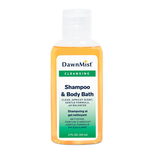DawnMist® Shampoo and Body Wash 2-ounce Squeeze Bottle, 144/CS