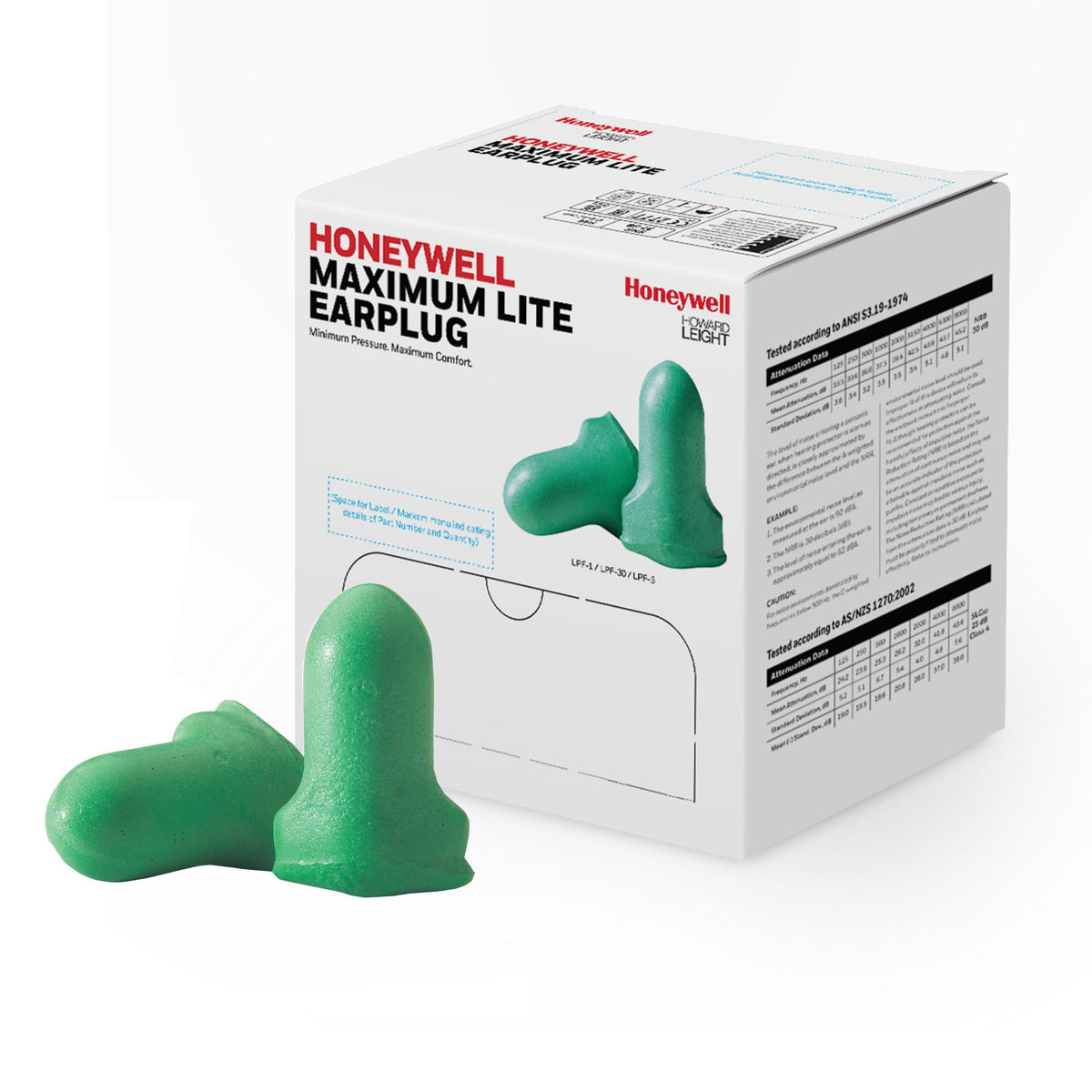 Maximum Lite® Cordless Ear Plugs, 10/Cs