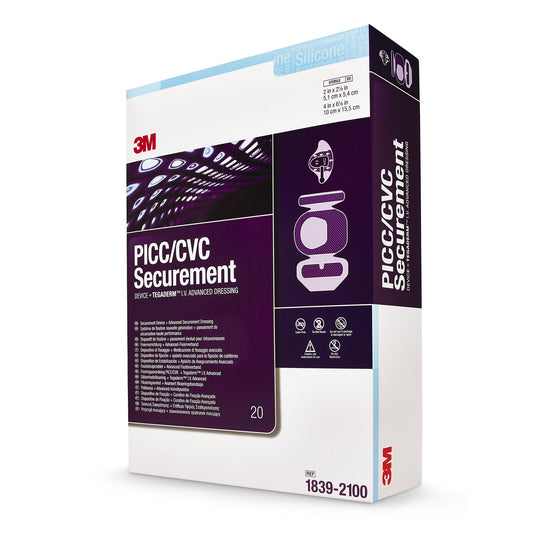 3M™ Picc/Cvc Securement Device + Tegaderm™ Iv Dressing, 6-1/8 X 4 Inch, 80/Cs