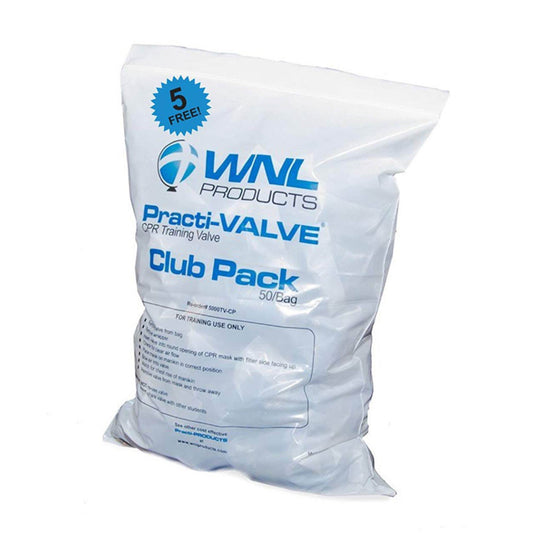 VALVE, CPR PRACTI VALVE TRAINING CLUB PACK (55/BG), 55/BG