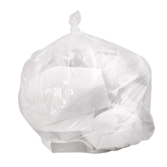 Colonial Bag Medium Duty Trash Bag, Clear, 30 gal., 1/CS
