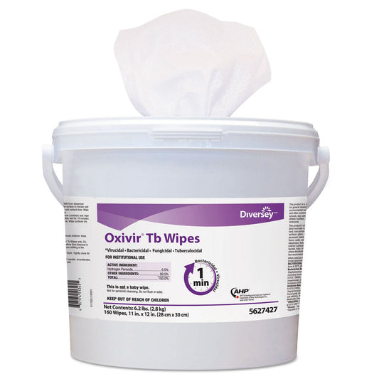 Diversey™ Oxivir® Tb Surface Disinfectant Wipes, 160 Count, 160/Ct