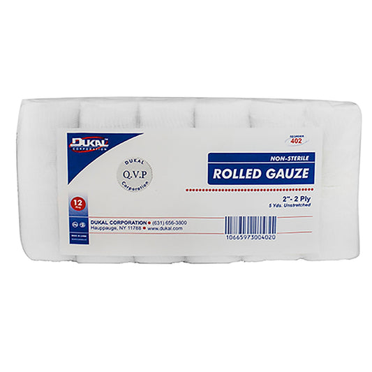 Dukal™ Conforming Bandage, 2 Inch X 5 Yard, Two-Ply, 96/Cs