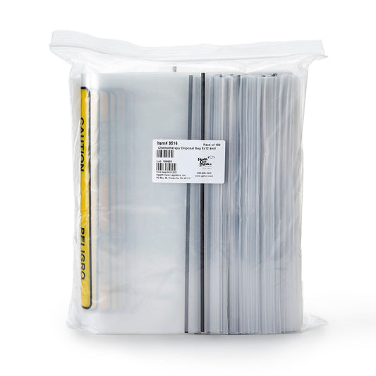 Health Care Logistics Hazardous Drug Bag, 9 X 12 Inch, 100/Pk